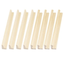 4 Pcs Supports en Bois pour Dominos, Tuiles de Dominos, Plateau Organisateur, Supports en Bois