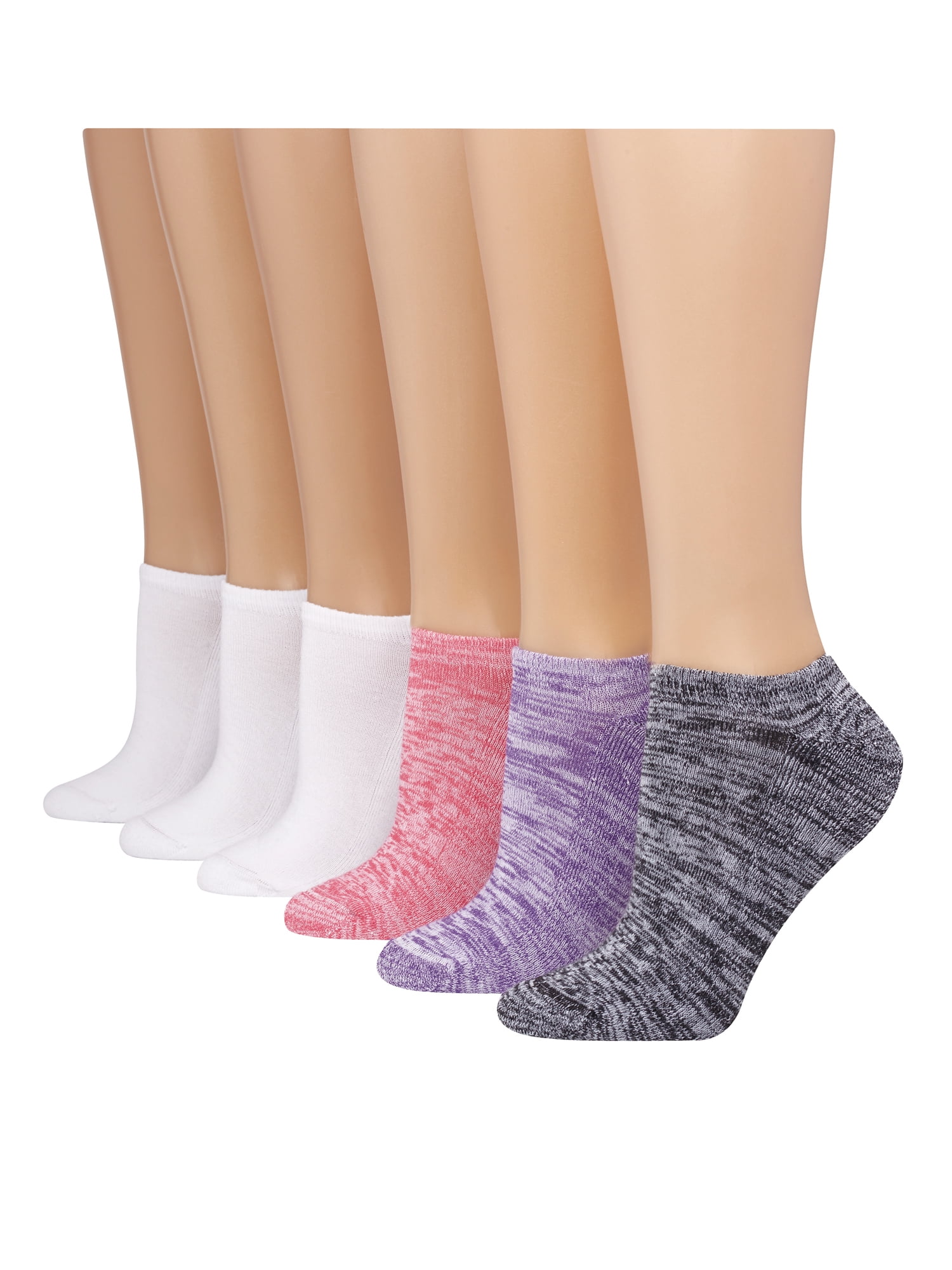 Hanes Hanes Women's Comfortblend No Show Socks, 6 Pack
