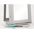 thumbnail image 4 of Wellynap 360° Rotated Full-Length Mirror, 63"H Wooden Jewelry Box with Mirror for Women - White, 4 of 8