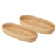 thumbnail image 2 of Bandeja de Madera Ovalada ANGGREK Madera de Caucho, 2 of 5