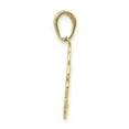 thumbnail image 2 of FJC Finejewelers 10k Yellow Gold Hummingbird with Flower In Frame Charm, 2 of 6