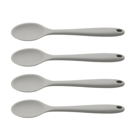 

Spoons Spoon Silicone Mixing Soup Cooking Serving Scoop Rice Stirring Kitchen Honey Food Dinner Stick Tablespoon
