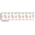 thumbnail image 3 of Ambesonne Mermaid Colors Fabric by the Yard Upholstery, Soft Stones Drawing, 5 Yards, White and Baby Pink, 3 of 5