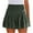 Army Green, variant on Kaemgyyd Flowy Shorts for Women Casual High Waisted Ruffle Beach Shorts Solid Color Pleated Smock Shorts for Vaction