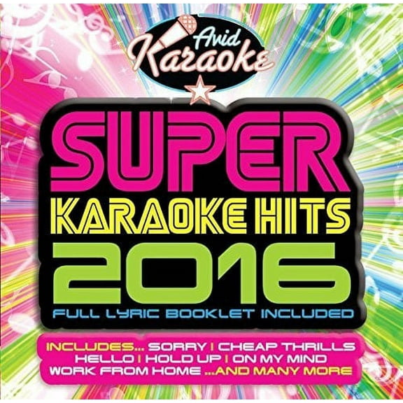 Various Artists - Super Karaoke Hits 2016 / Various - Music & Performance - CD
