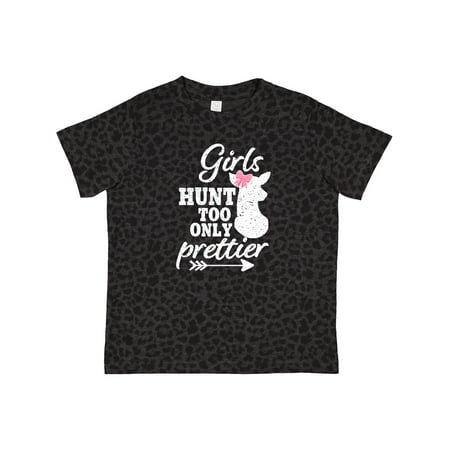 

Inktastic Hunting Girls Hunt Too Only Prettier with Doe and Arrow Gift Toddler Toddler Girl T-Shirt