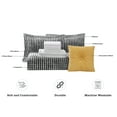 thumbnail image 5 of Mainstays Black and White Geo Stripe 10 Piece Bed in a Bag Comforter Set with Sheets, Queen, 5 of 10