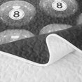 thumbnail image 5 of Erosebridal 8 Ball Twin Quilt Set Circle Twin Coverlet Set, Gray Circle 2 Pieces 1 Bedspread and 1 Pillowcase, 5 of 7