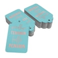 thumbnail image 2 of Inkdotpot Good Bye Tension Hello Pension Retirement Bottle Tag Real Rose Gold Foil Favor Hang Tags Pack Of 100, 2 of 6