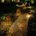 thumbnail image 5 of Coolmade Solar Lanterns Outdoor Lights Solar Lantern Metal Bronze, 5 of 8