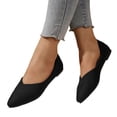 thumbnail image 3 of Xiaoxatg Women's Casual Shoes Comfortable On Ballet with Square Toe for Everyday Wear and Travel 8.5 Black, 3 of 9