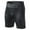 Black, variant on kamemir Compression Pants Men's Compression Pants Athletic Leggings With Pocket(Grey,S)