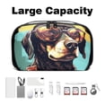 thumbnail image 3 of Dog Hard Drive and Cord Storage Organizer PC Case, Waterproof Oxford Cloth Electronic Organizer Travel Case, Outdoor Small Storage Box, 5.9x9.44x3.14 in., 3 of 6
