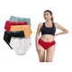 thumbnail image 1 of Bragas Algodón Cintura Alta De Talla Grande Para Mujer 5pk, 1 of 6