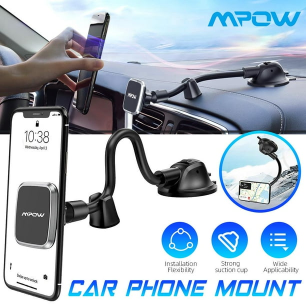 MPOW Car Phone Mount, Dashboard Phone Holder with Strong