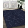 thumbnail image 3 of Ahgly Company Tapis d'Intérieur Lavable en Machine Carré Noir Nuit Transitionnel, 7 Pieds Carré, 3 of 7