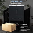 thumbnail image 6 of Bellemave 30" Bathroom Vanity with Single Sink, Wood Combo Cabinet Undermount Sink, Bathroom Storage Cabinet with 2 Doors and a Drawer, Soft Closing, Multifunctional Storage (Black), 6 of 10