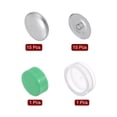 thumbnail image 3 of Uxcell 15 Sets Self Cover Button Kit 27mm Aluminum Button with Tools for DIY, 3 of 7