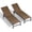 Brown, variant on Crestlive Products Outdoor Chaise Lounge Chair, 5-Position Adjustable Patio Recliner, Beige
