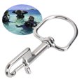 thumbnail image 4 of Clips Simples d'Extrémité, Crochets Pratiques Portables de Haute Performance pour la Plongée Sous-Marine pour le Bateau de Kayak pour la Plongée Libre 110mm / 4.3in, 4 of 8