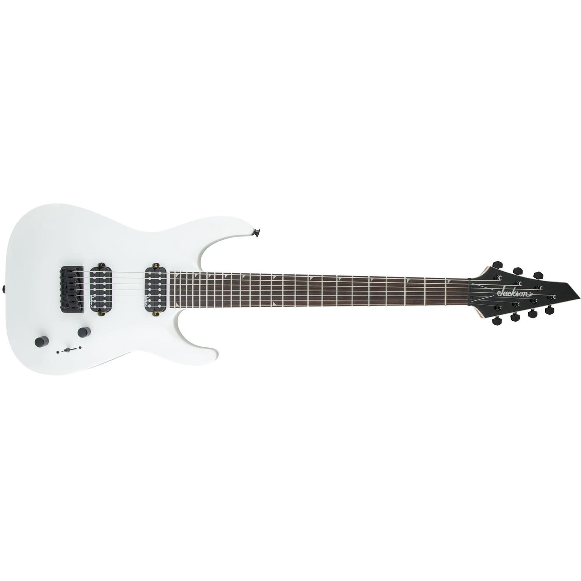 Jackson JS Series Dinky Arch Top JS32-7 DKA HT 7-String Right-Handed Electric Guitar with Amaranth Fingerboard and Maple Neck (Snow White)