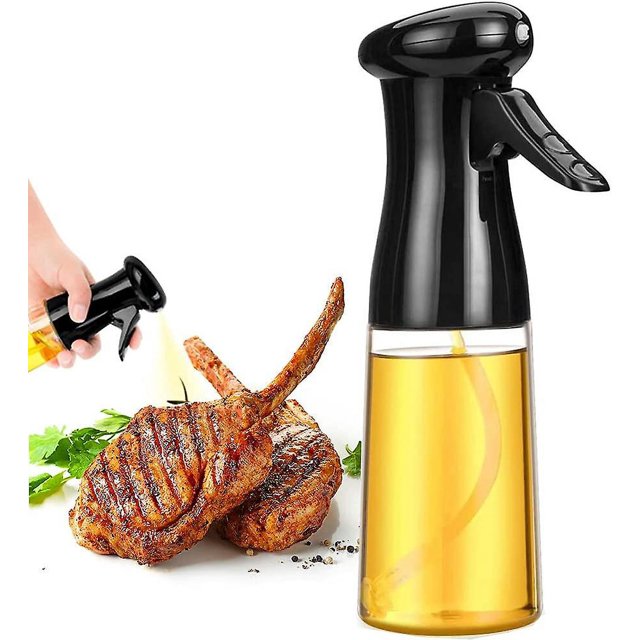 Rociador de aceite Mister para cocinar Rociador de aceite de 210 ml para freidora Botella de spray de aceite de oliva Dispensador de rociador de aceite Evo reutilizable Aparatos de