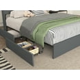 thumbnail image 6 of Queen Size Bed Frame with Charging Station and LED Lights, Upholstered Platform Full Size Bed with 4 Storage Drawers and Headboard, No Box Spring Needed, Noise Free, Easy Assembly, Gray, 6 of 7
