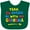 Green, variant on Inktastic Yeah I'd Rather Be with My Grandma in Red Yellow and Blue Boys or Girls Baby Bib