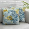 thumbnail image 3 of PIKWEEK Watercolor Abstract Yellow Blue Flower Throw Pillow Covers Floral Spring Seamless Pattern Art Painting Square Pillowcases for Home Decor Sofa Car Bedroom Pillow  Multiple specifications&nbsp;, 3 of 5