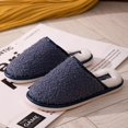 thumbnail image 7 of Seranoma Emma Womens House Plush Breathable Lined Memory Foam Anti Slip Slippers Navy, 7 of 7