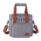 thumbnail image 1 of Bolsa de almuerzo aislada reutilizable de doble capa, bolsa de mano grande con bolsillo frontal, para adultos para trabajo, niño,, 1 of 9