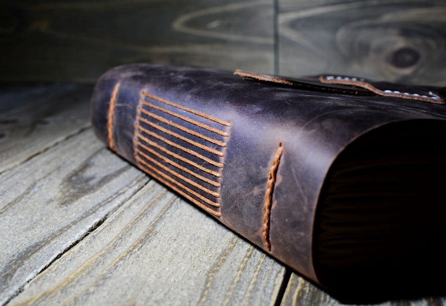 Leather Journal | 9 x 6 x 1.5 | Handmade & Bound | 160 Unlined Pages | Thick Kraft Paper | Fast Shipping | Sketchbook | Linen Bag |