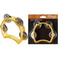 thumbnail image 2 of Stagg 4-Jingle Cutaway Tambourine Yellow, 2 of 2