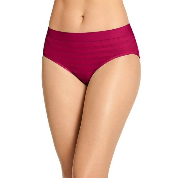 Jockey Womens Comfies Matte & Shine Underwear Hipsters Nylon