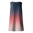 thumbnail image 3 of Playeras,Blusas y Tops,Ropa para Mujer Camisetas Sin Mangas Para Adolescentes Camiseta de verano para mujer Camiseta sin mangas con estampado degradado Camiseta sin mangas con cuello en V (Grey, S), 3 of 5