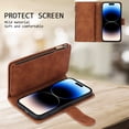 thumbnail image 6 of Wallet Multi Card Zipper Leather Case For Google Pixel 8 8Pro 8A 7 7Pro 7A 6 6Pro 6A 5A Pixel 4A 4XL 3A 3A XL, 6 of 8