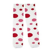 L C Boutique Girls Cotton Polka Dot Tights Capri Length in sizes to fit girls from ages 1 to 8 years