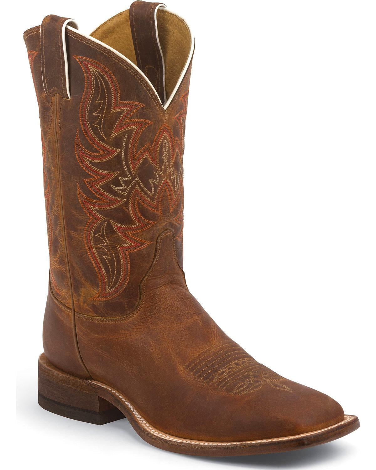 justin bent rail boots square toe