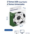 thumbnail image 2 of Multicontacto Balón fut Vica MP 2pack, 2 of 7