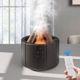 thumbnail image 3 of Uandlove Small Humidifiers for Bedroom Bonfire Aromatherapy Machine Bonfire Humidifier Small Volcano Humidifier Table Silent Color Ambient Light Simulation USB Flame Humidifier Black, 3 of 9