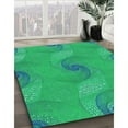 thumbnail image 2 of Ahgly Company Indoor Round Patterned SpringGreen Area Rugs, 7' Round, 2 of 6