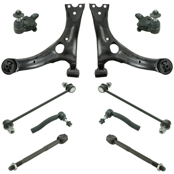 TRQ Ball Joint Tie Rod Sway Bar Link Control Arm Steering Suspension Kit 10pc PSA59808 Fits select: 2004-2009 TOYOTA PRIUS