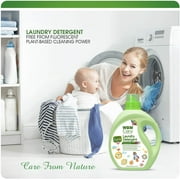 WBM Baby Liquid Laundry Detergent, Total 100 Loads, Unscented 3x Concentrated Detergent,34 fl oz/Each, 2 PK