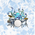 thumbnail image 4 of Inktastic Cute Blue Octopus Drumming Boys or Girls Baby Bodysuit, 4 of 5