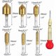 thumbnail image 3 of 26 woodworking drill tools, including 6 countersink bits, 7 three-point drill bits with L-wrench, 8 wood plug cutters, 3-step drill bits, and automati, 3 of 5