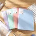 thumbnail image 5 of 3 Ring Binder 1 Inch Clear Cover Folder, Purple Planner Binder with Metal Corners, 12.60 x 9.80 in, 5 of 8