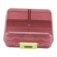 thumbnail image 1 of Portable Pill Box Organizer, 7 Grids, Premium PP Material, Mini And Portable, Multi Functional Jewelry And Candy Box, 1 of 8