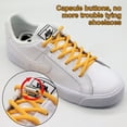 thumbnail image 4 of pares de cordones elásticos con cierre de metal Cordones elásticos sin corbata Cordones con cierre de metal Cordones con botones de metal Cordones para zapatillas, 4 of 5