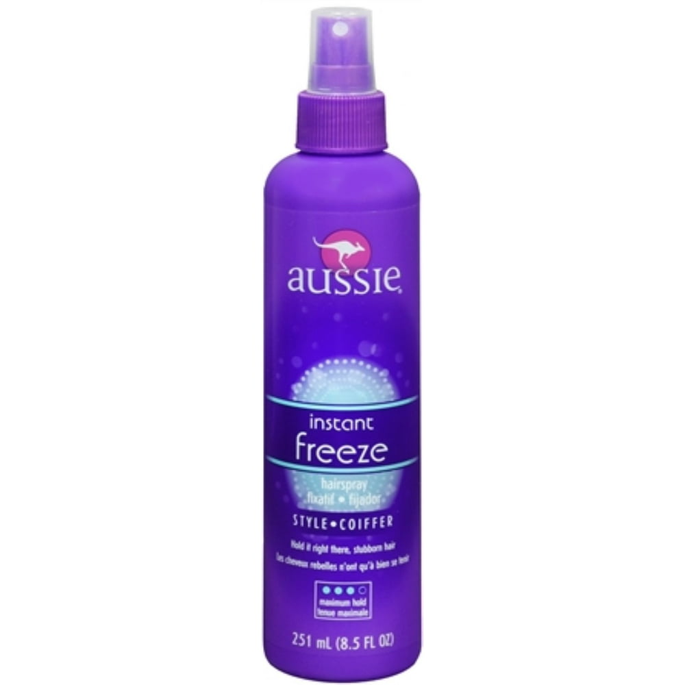 Aussie Instant Freeze Hair Spray Non-Aerosol Maximum Hold ...