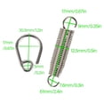 thumbnail image 3 of 2Pcs Steel Drum Extension Spring Replacement Tensioner Drum Foot Pedal Spring for Percussion Instrument Enduring, 3 of 8
